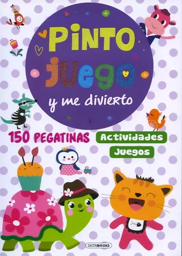 PINTO JUEGO Y ME DIVIERTO 150 PEGATINAS (VERDE)