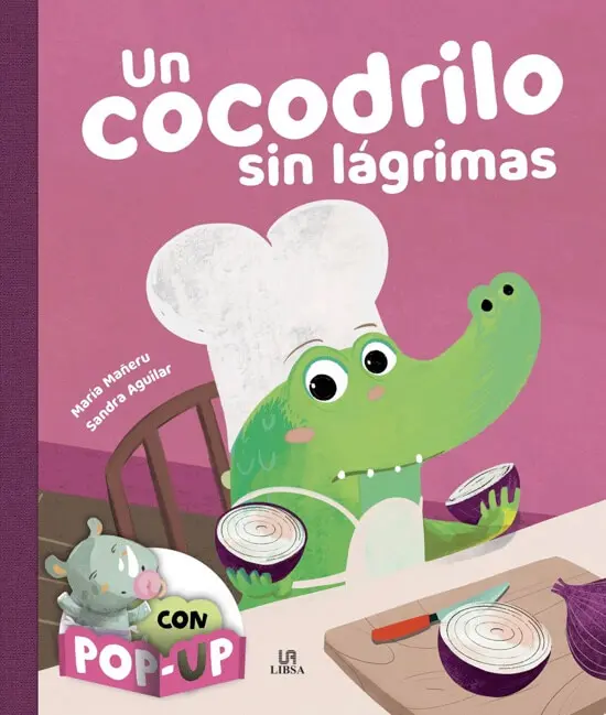 UN COCODRILO SIN LÁGRIMAS CON POP-UP