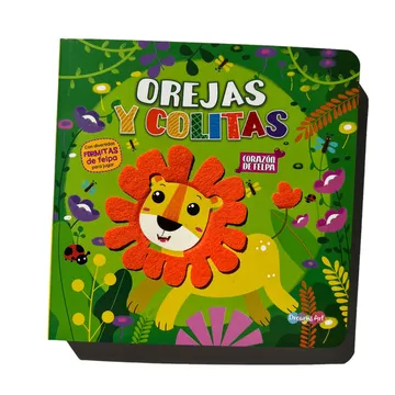 OREJAS Y COLITAS CORAZÓN DE FELPA