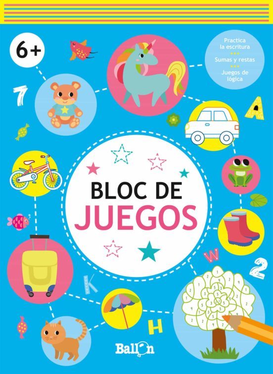 BLOC DE JUEGOS PRACTICA LA ESCRITURA…SUMAS Y RESTAS… JUEGOS DE LÓGICA
