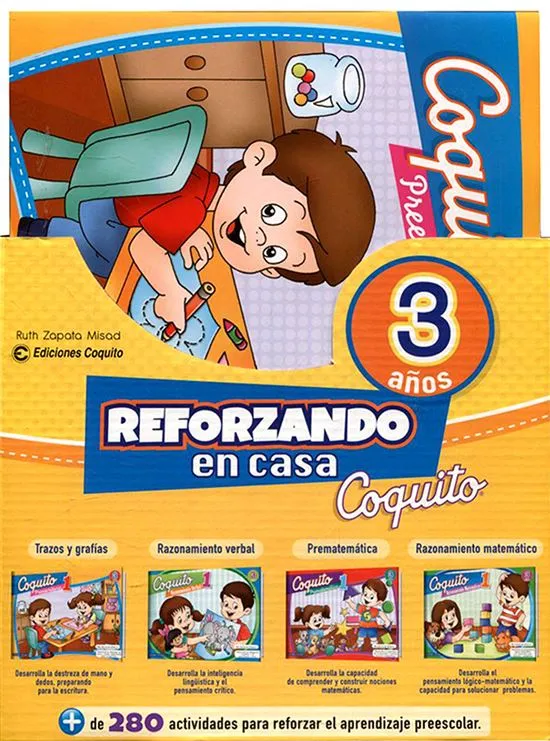 [7751035002134] Pack Reforzando en Casa 3 años